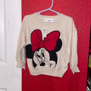 Gap Disney Minnie mouse toddler pull over sweater
